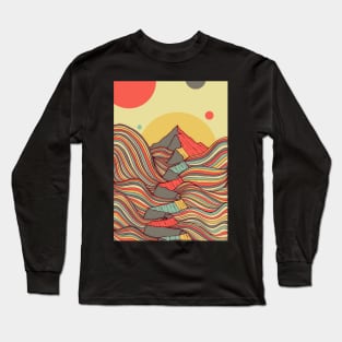 The ribbon sea cliffs Long Sleeve T-Shirt